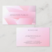 Farbenfrohe moderne Vorlage Elegantes Design Trend Visitenkarte (Vorne/Hinten)