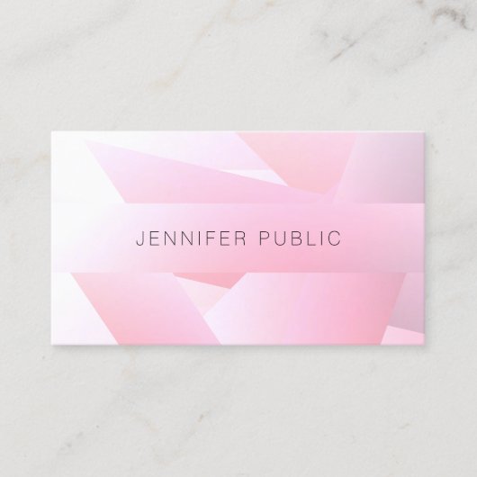 Farbenfrohe moderne Vorlage Elegantes Design Trend Visitenkarte (Vorderseite)