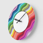 Farbenfrohe moderne Wall-Uhren Große Wanduhr (Winkel)