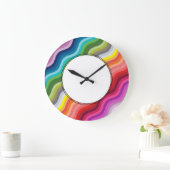 Farbenfrohe moderne Wall-Uhren Große Wanduhr (Zuhause)