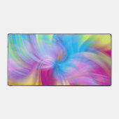 Farbenfrohe, moderne Wasserfarbenmuster Schreibtischunterlage (Vorderseite)