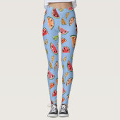 Farbenfrohe Moderne Wassermelone Muster Leggings (Vorderseite)
