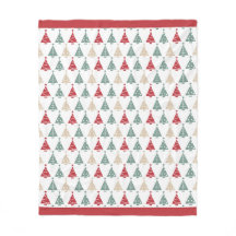 Farbenfrohe moderne Weihnachtsbaummuster