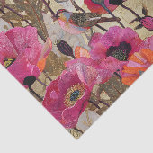 Farbenfrohe Mohnblumen Seidenpapier (Ausschnitt)