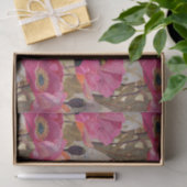 Farbenfrohe Mohnblumen Seidenpapier (Geschenk)