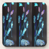 Farbenfrohe Mohnmahnenhamster Untersetzer (Vorderseite)