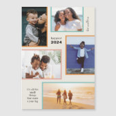 Farbenfrohe Momente Urlaub Foto Magnetkarte Magneteinladung (Vorderseite)