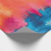 Farbenfrohe Monogram-Geschenke Saisonaler Geburtst Geschenkpapier (Ecke)