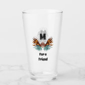Farbenfrohe Monographie Glas (Vorderseite)