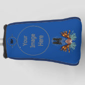 Farbenfrohe Monographie Golf Headcover (Vorderseite)