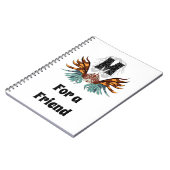 Farbenfrohe Monographie Notizblock (Linke Seite)