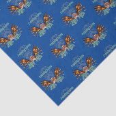 Farbenfrohe Monographie Seidenpapier (Ausschnitt)