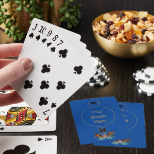 Farbenfrohe Monographie Spielkarten