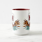 Farbenfrohe Monographie Tasse (Zentrum)
