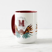 Farbenfrohe Monographie Tasse (Vorderseite Links)