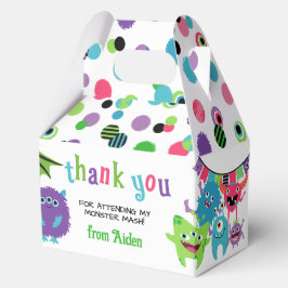 Farbenfrohe Monster Mash Halloween Geburtstag Viel Geschenkschachtel