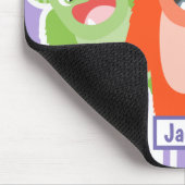 Farbenfrohe Monster Personalisierte Kinder Mousepad (Ecke)