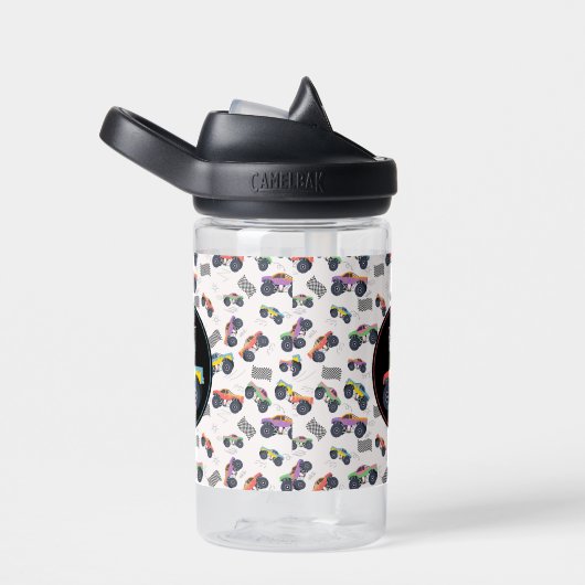 Farbenfrohe Monster Trucks Racing Kids Individuell Trinkflasche (rechts)