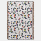 Farbenfrohe Monster Trucks Rennmuster Decke (Vorderseite Vertikal)