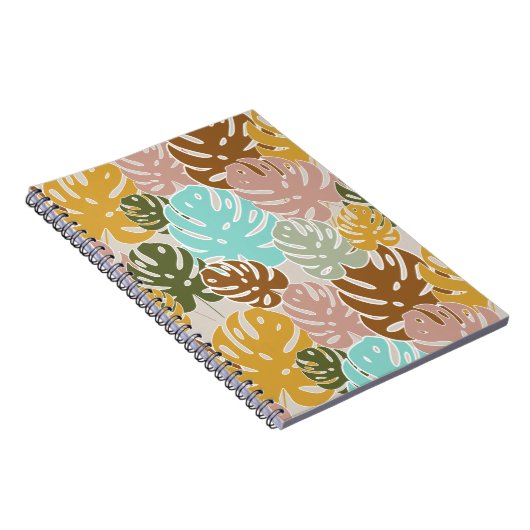 Farbenfrohe Monsterie-Urwald Notizblock (Rechte Seite)