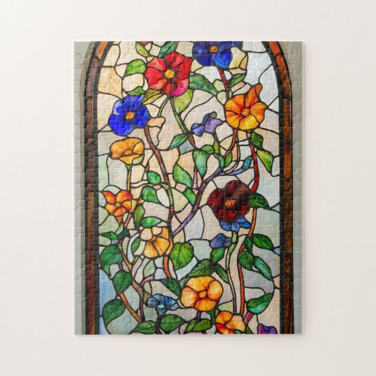 Farbenfrohe Morgengläser Puzzle (Vertikal)