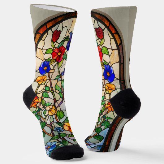 Farbenfrohe Morgengläser Socken (Gewinkelt)