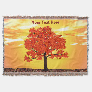 farbenfrohe Morgenoak Decke