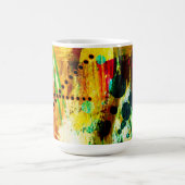 Farbenfrohe Morphing-Tasse mit abstraktem Design Verwandlungstasse (Zentrum)