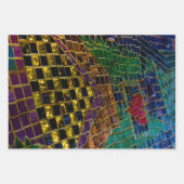 farbenfrohe Mosaik Geschenkpapier Set (Vorderseite 2)
