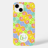 Farbenfrohe Mosaik iPhone 14 Fall Case-Mate iPhone Hülle (Rückseite)