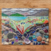 farbenfrohe Mosaik Puzzle