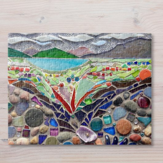 farbenfrohe Mosaik Puzzle