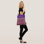 farbenfrohe Mosaik Tasche (Am Model)