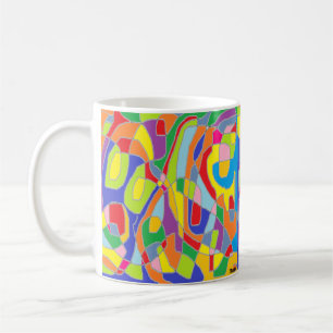 farbenfrohe Mosaik-Tasse ein Tipp für Afrika in No Kaffeetasse