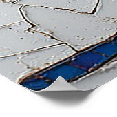 Farbenfrohe Mosaikbulle Poster (Ecke)