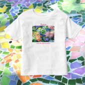 Farbenfrohe Mosaike Art Koi Teich mit Blume T - Sh Baby Strampler