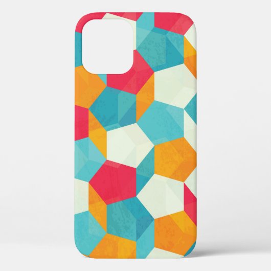 Farbenfrohe Mosaike, Nahtlose Kunstmuster. Case-Mate iPhone Hülle (Rückseite)