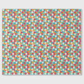 Farbenfrohe Mosaike, Nahtlose Kunstmuster. Geschenkpapier (Flach)