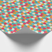 Farbenfrohe Mosaike, Nahtlose Kunstmuster. Geschenkpapier (Ecke)