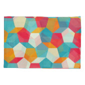 Farbenfrohe Mosaike, Nahtlose Kunstmuster. Kissenbezug (Rückseite)