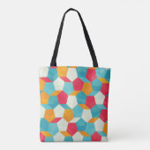 Farbenfrohe Mosaike, Nahtlose Kunstmuster. Tasche (Rückseite)