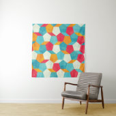 Farbenfrohe Mosaike, Nahtlose Kunstmuster. Wandteppich (Beispiel)