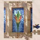 Farbenfrohe Mosaikfliese Puzzle