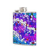 Farbenfrohe Mosaikfliesen Flachmann (Links)