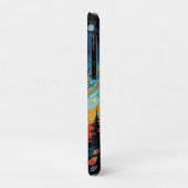 Farbenfrohe MosaikIllustration des majestätischen Case-Mate iPhone Hülle (Hinten/Links)