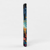 Farbenfrohe MosaikIllustration des majestätischen Case-Mate iPhone Hülle (Hinten/Rechts)