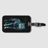 Farbenfrohe MosaikIllustration des majestätischen Gepäckanhänger (Vorderseite (Horizontal))