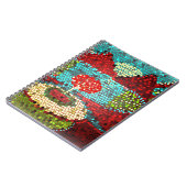 Farbenfrohe Mosaiklandschaft Notizblock (Linke Seite)