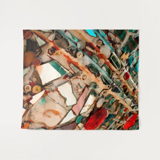 Farbenfrohe Mosaiktapestes Wandteppich (Vorderseite (Horizontal))