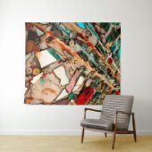 Farbenfrohe Mosaiktapestes Wandteppich (Beispiel (Horizontal))